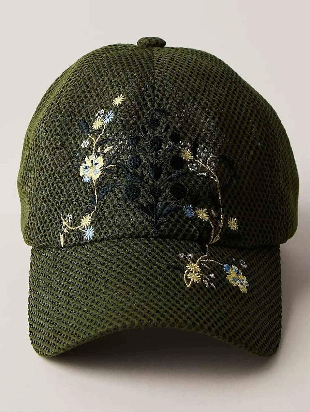 Free People Hit The Trail Baseball Cap ~ Green Combo